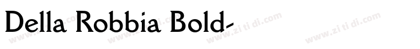 Della Robbia Bold字体转换